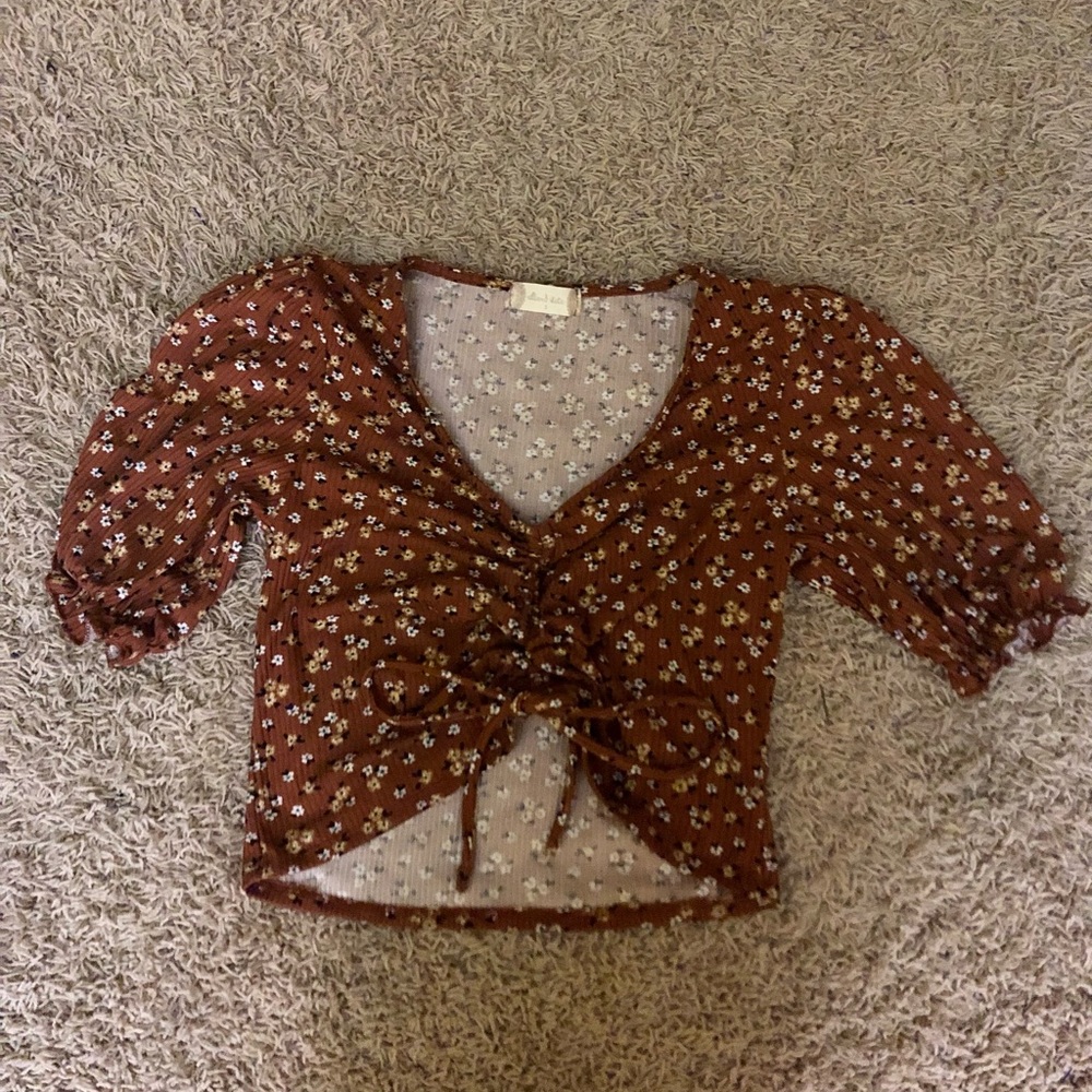 Altar’d State cropped ruched top